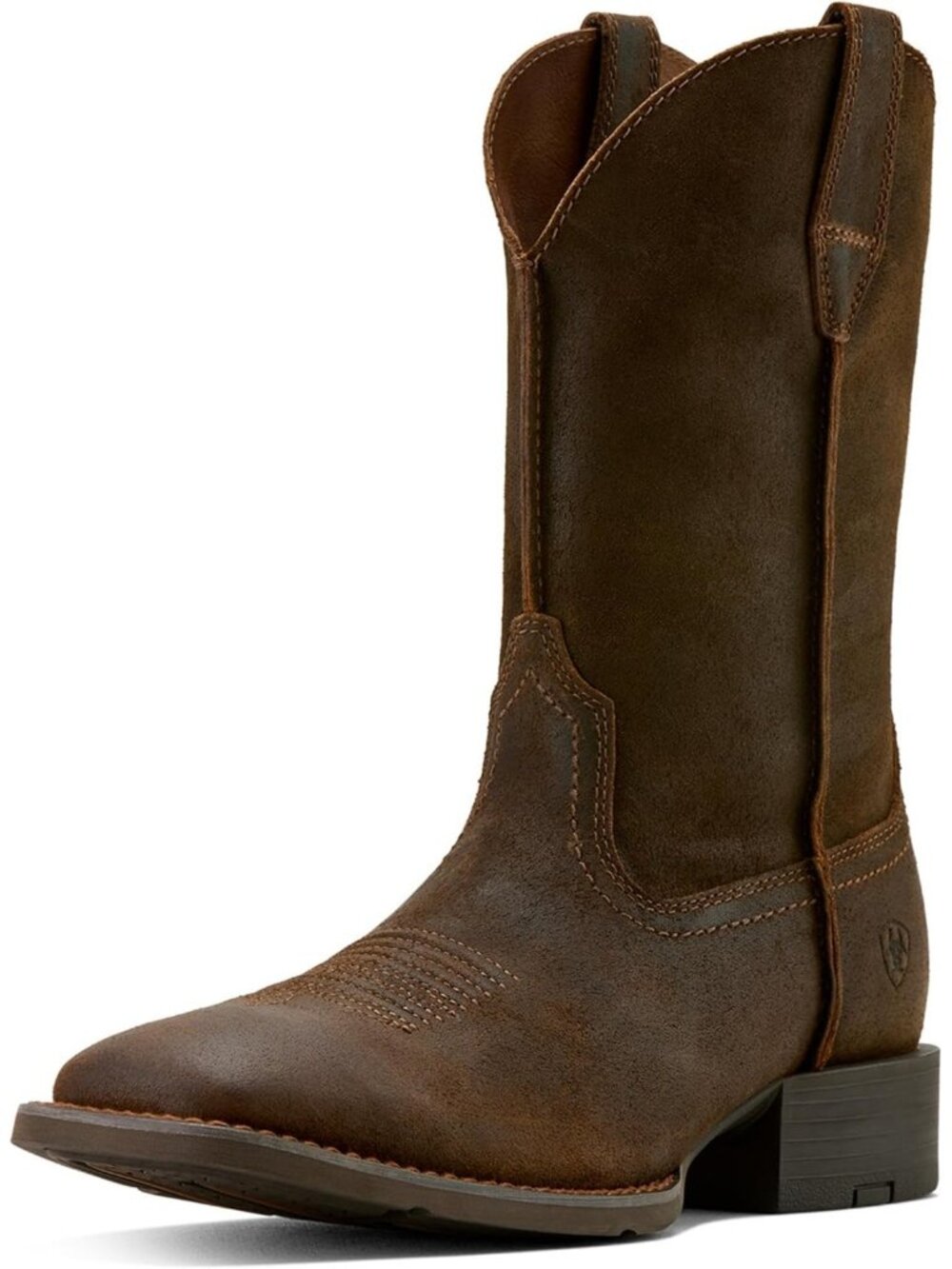 Men’s Western Boots Aged Smokehouse Leather Cowboy Work Riding Casual Boots